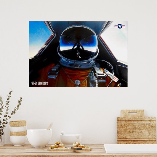 SR-71 BLACKBIRD PILOT POSTER (Keuken)