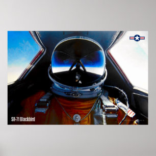 SR-71 BLACKBIRD PILOT POSTER
