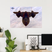 SR-71 BLACKBIRD POSTER (Thuiskantoor)
