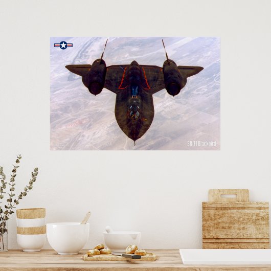 SR-71 BLACKBIRD POSTER (Keuken)