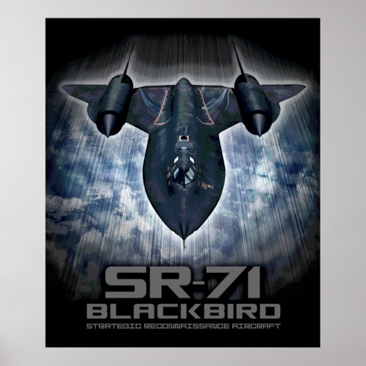 SR-71 Blackbird Poster (Voorkant)