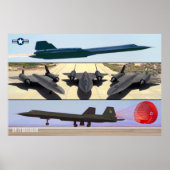 SR-71 BLACKBIRD POSTER (Voorkant)