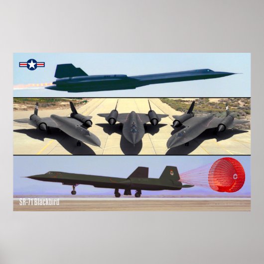 SR-71 BLACKBIRD POSTER (Voorkant)
