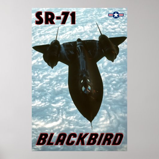 SR-71 BLACKBIRD POSTER (Voorkant)