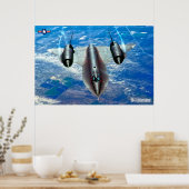 SR-71 BLACKBIRD POSTER (Keuken)