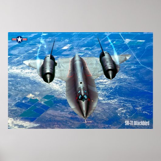 SR-71 BLACKBIRD POSTER (Voorkant)
