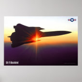 SR-71 BLACKBIRD POSTER (Voorkant)