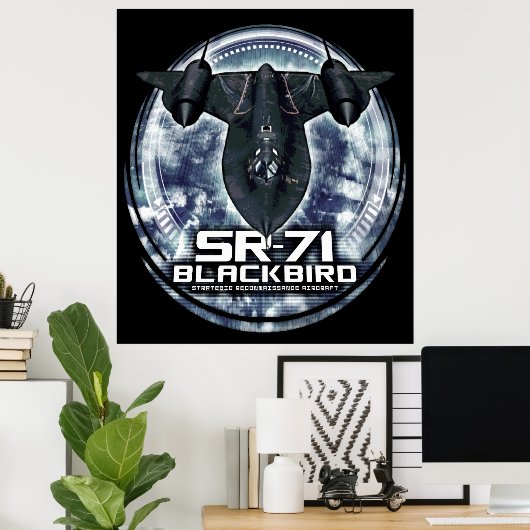 SR-71 Blackbird Poster (Thuiskantoor)