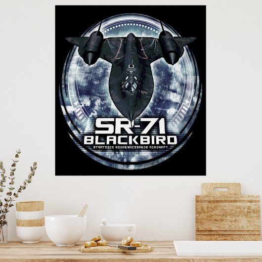 SR-71 Blackbird Poster (Keuken)