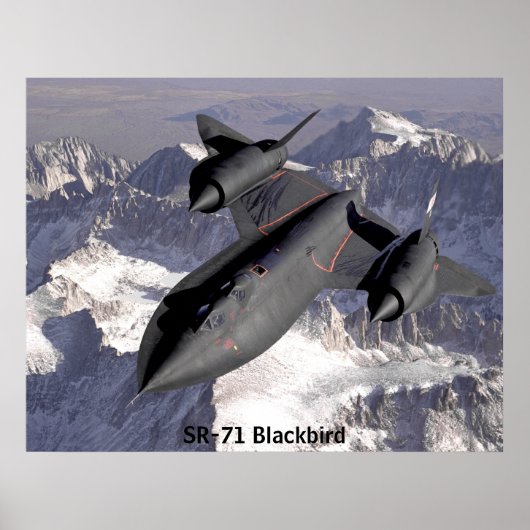 SR-71 Blackbird Poster (Voorkant)