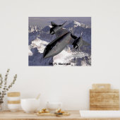 SR-71 Blackbird Poster (Keuken)