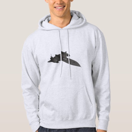 SR-71 Blackbird Reconnaissance Vliegtuig Hoodie (Voorkant)