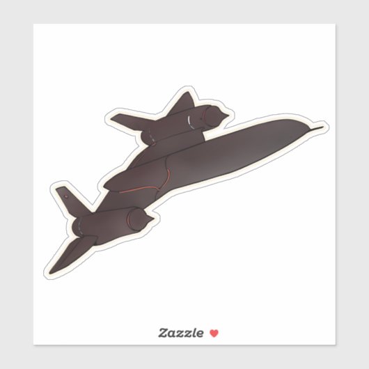 SR-71 Blackbird, Spy Plane Vliegtuig Sticker (Vel)