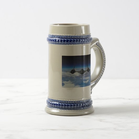 SR-71 Blackbird Stein Bierpul (Voorkant rechts)