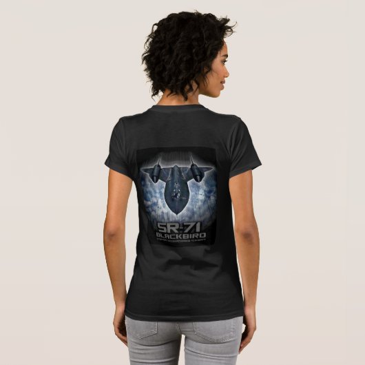 SR-71 Blackbird T-shirt (Achterkant volledig)