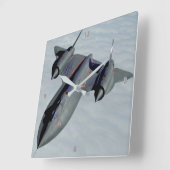 SR-71 BLACKBIRD VIERKANTE KLOK (Hoek)