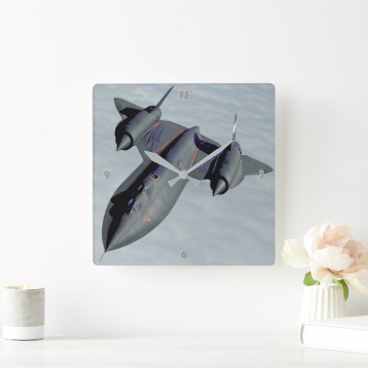 SR-71 BLACKBIRD VIERKANTE KLOK (Huis)