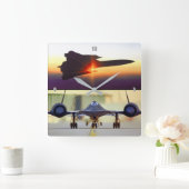 SR-71 BLACKBIRD VIERKANTE KLOK (Huis)