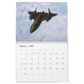 SR-71 de Kalender van de merel (Feb 2027)
