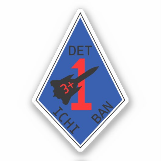 SR-71 Ichi Ban Insignia Sticker (Voorkant)
