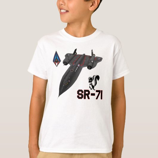 SR-71 Kinder T-shirt (Voorkant)