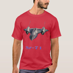 Sr-71 militair spionagevliegtuig t-shirt