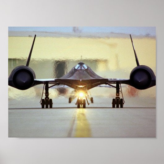 SR-71 Poster van Blackbird (Voorkant)