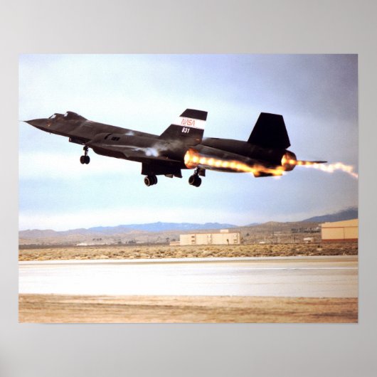 SR 71 Poster van Blackbird (Voorkant)