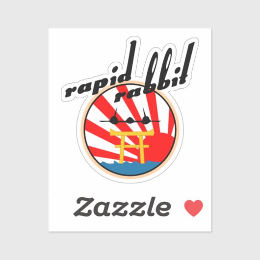 SR-71 Rapid Rabbit Patch Sticker (Vel)