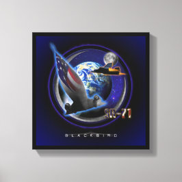 SR-71 Slagvogels met grote hoeken Canvas Afdruk