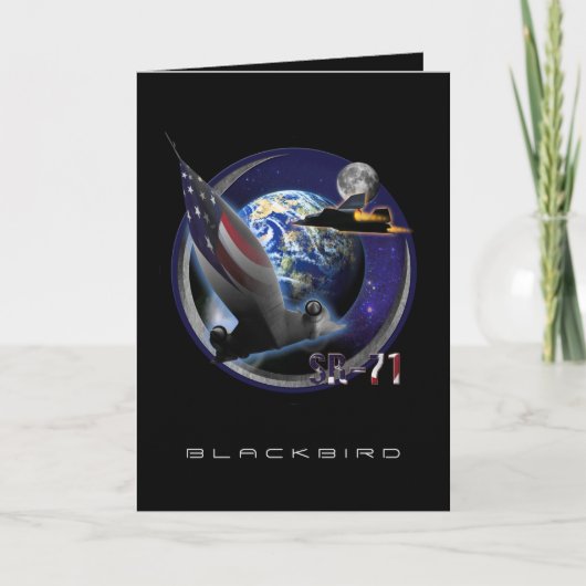 SR-71 Slagvogels met grote hoeken Kaart (Voorkant)