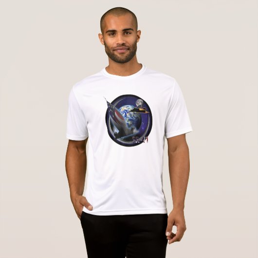 SR-71 Slagvogels met grote hoeken T-shirt (Voorkant volledig)