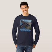 SR-71 Zwarte hoes T-shirt (Voorkant volledig)
