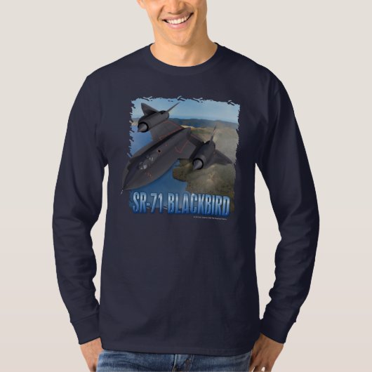 SR-71 Zwarte hoes T-shirt (Voorkant)