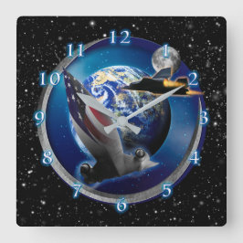 SR-71 ZWARTE HOGE RANGERS VIERKANTE KLOK