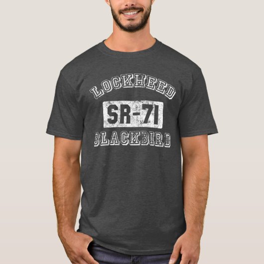 SR-71 ZwartvogelT-shirt T-shirt (Voorkant)