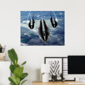 SR-71A Poster met vergrendeling (Thuiskantoor)