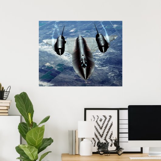 SR-71A Poster met vergrendeling (Thuiskantoor)