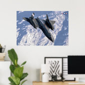 SR-71B BLACKBIRD POSTER (Thuiskantoor)