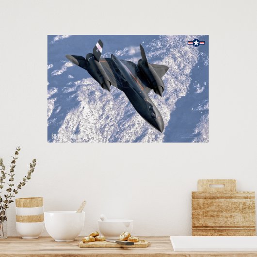SR-71B BLACKBIRD POSTER (Keuken)