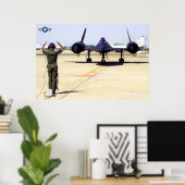 SR-71B BLACKBIRD POSTER (Thuiskantoor)