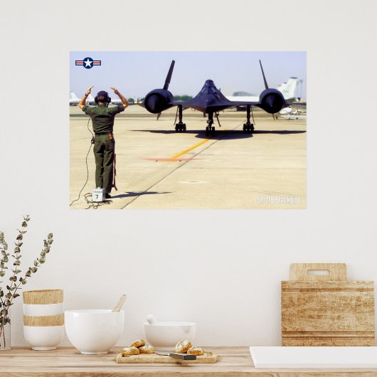 SR-71B BLACKBIRD POSTER (Keuken)