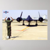 SR-71B BLACKBIRD POSTER (Voorkant)