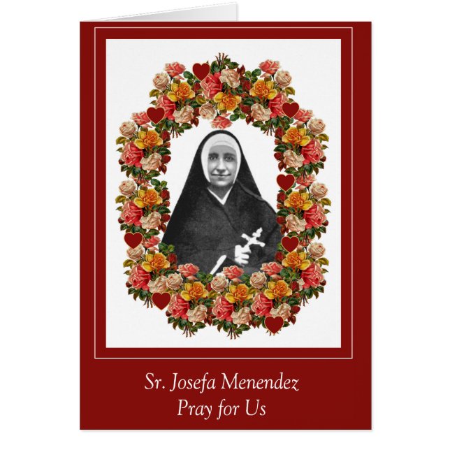 Sr. Josefa Menendez Nun Rozen (Voorkant)