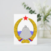 SR Montenegro wapenschild Briefkaart (Staand voorkant)