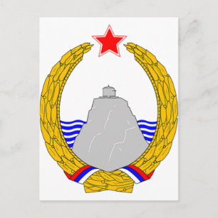 SR Montenegro wapenschild Briefkaart