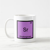 Sr - Shakespeare Grappige Chemie Elementsymbool Koffiemok (Links)