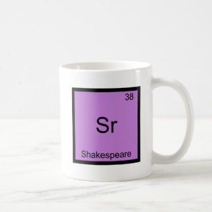 Sr - Shakespeare Grappige Chemie Elementsymbool Koffiemok