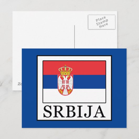 Srbija Briefkaart (Voorkant / Achterkant)