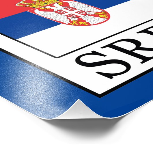 Srbija Foto Afdruk (Hoek)